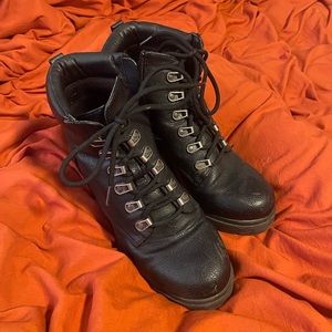 No Boundaries Black Heeled Ankle Boots